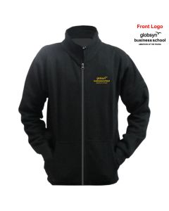 Globsyn Black Zipper Jacket